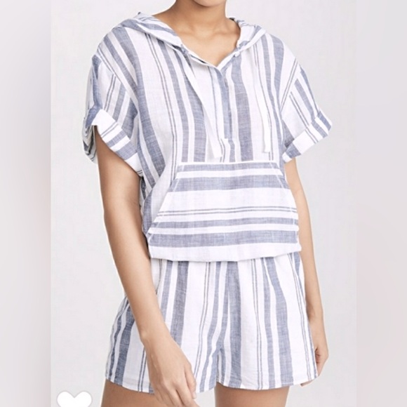 ANTHROPOLOGIE Tavik Romper Shorts Beach Cover Up Size L fits Size 10-12 - Picture 2 of 12